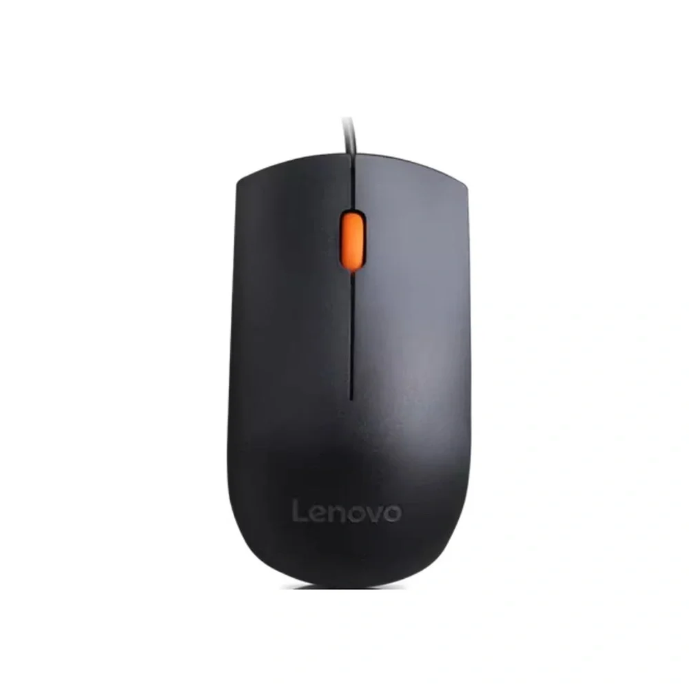 Lenovo Black Wired USB Mouse